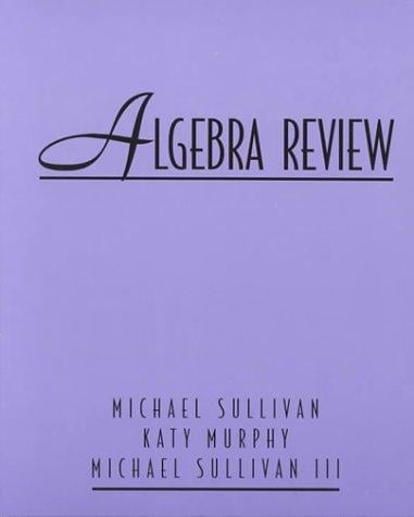 Algebra review