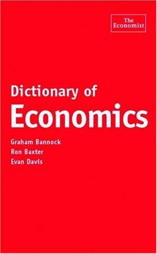 Dictionary of economics