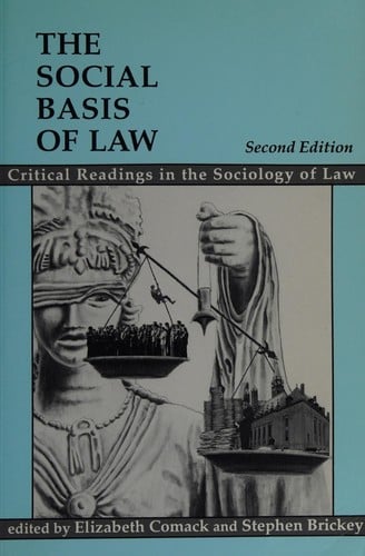 The social basis of law