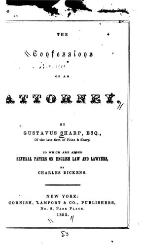 The Confessions of an Attorney