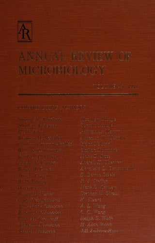 Annual review of microbiology