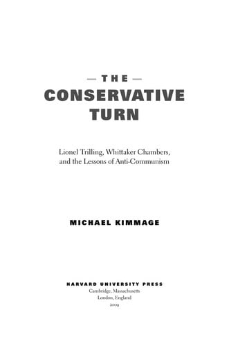 The conservative turn
