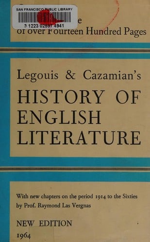 Histoire de la littérature anglaise