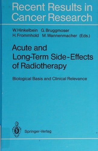 Acute and long-term side-effects of radiotherapy