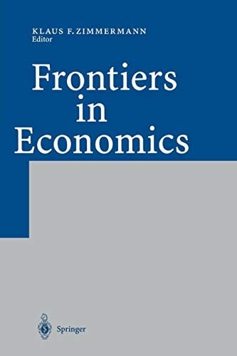 Frontiers in economics
