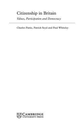 Citizenship in Britain