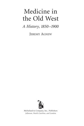 Medicine in the Old West