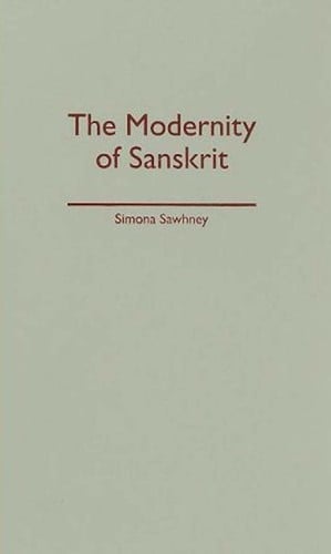 The modernity of Sanskrit