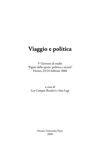 Viaggio e politica