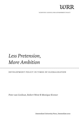 Less pretension, more ambition