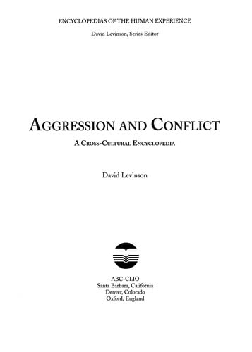 Aggression and conflict
