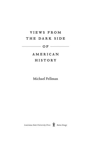 Views from the dark side of American history