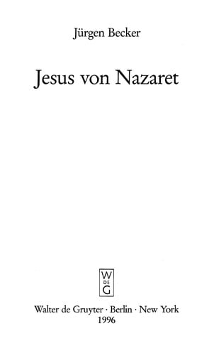 Jesus von Nazaret