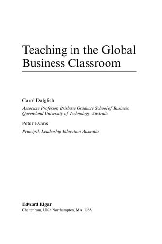 Teaching in the global business classroom