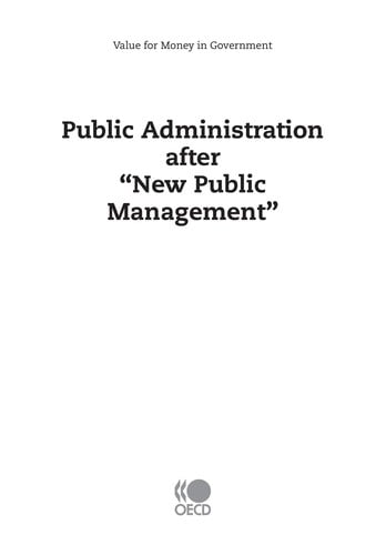 Public administration after new public management
