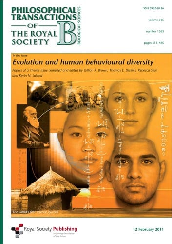 Evolution and human behavioural diversity