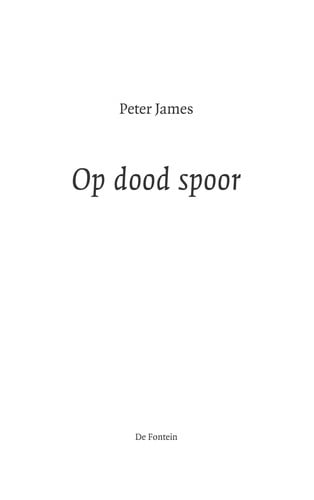 Op dood spoor