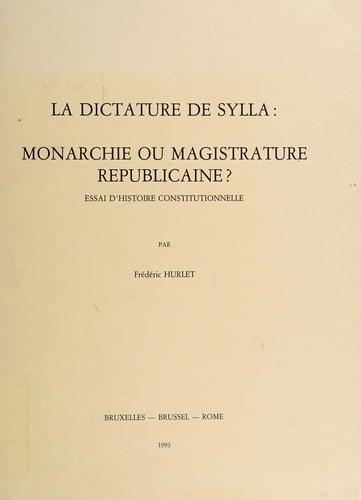La dictature de Sylla