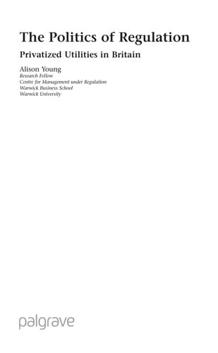 The politics of regulation