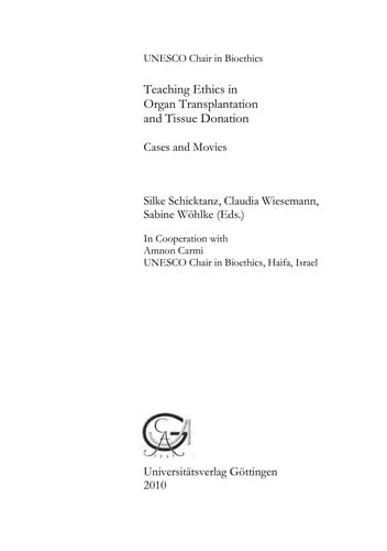 Teaching ethics in organ transplantation and tissue donation