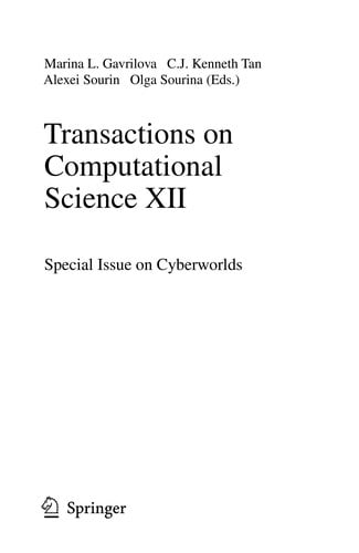 Transactions on Computational Science XII