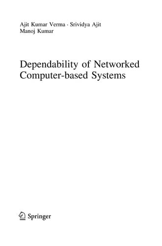 Dependability of Networked Computer-based Systems