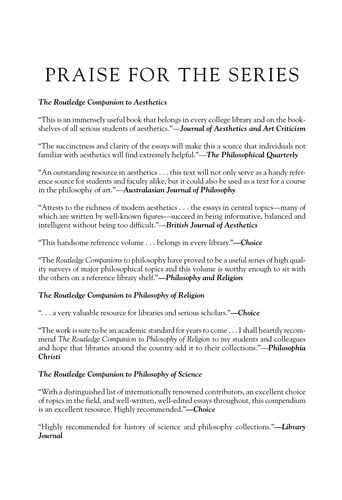 The Routledge companion to epistemology