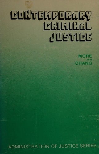 Contemporary criminal justice