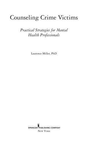Counseling crime victims