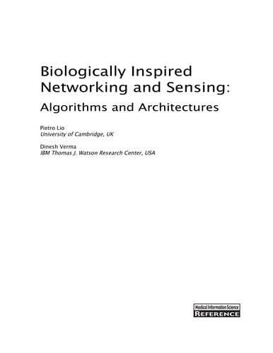 Biologically inspired networking and sensing