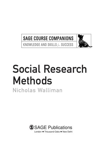 Social research methods