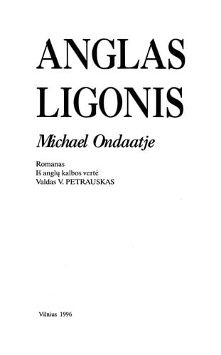 Anglas ligonis