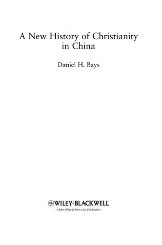 A new history of Christianity in China