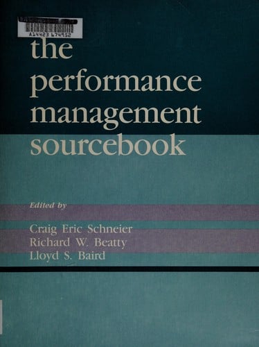 The Performance management sourcebook