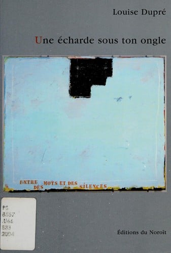 Une écharde sous ton ongle