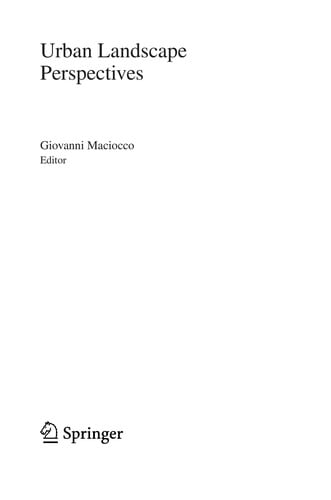 Urban landscape perspectives