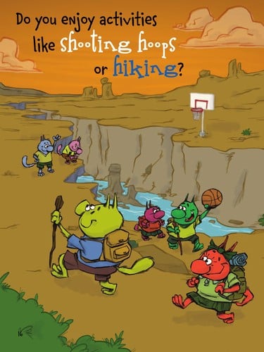 Run and hike, play and bike