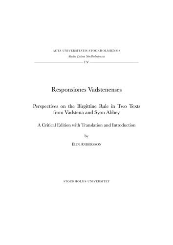 Responsiones Vadstenenses
