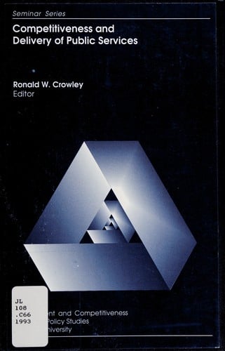 Competitiveness and delivery of public services