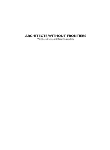 Architects without frontiers