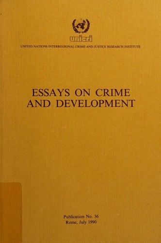 Essays on crime and development