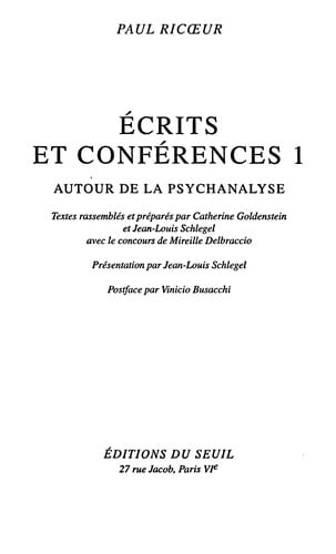 Écrits et conférences