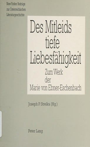 Des Mitleids tiefe Liebesfähigkeit