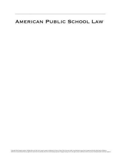 American public school law
