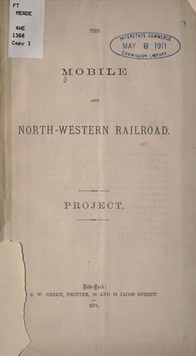 The Mobile and North-Western Railroad