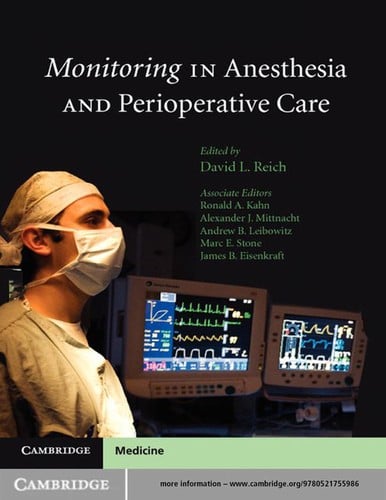 Monitoring in anesthesia and perioperative care