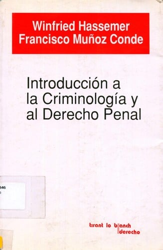 Introduccion a la criminologia y al derecho penal