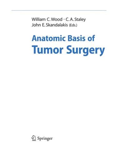 Anatomic Basis of Tumor Surgery