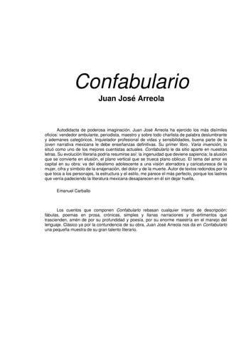Confabulario