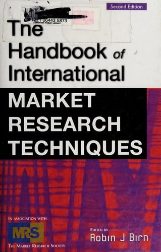 The handbook of international market research techniques